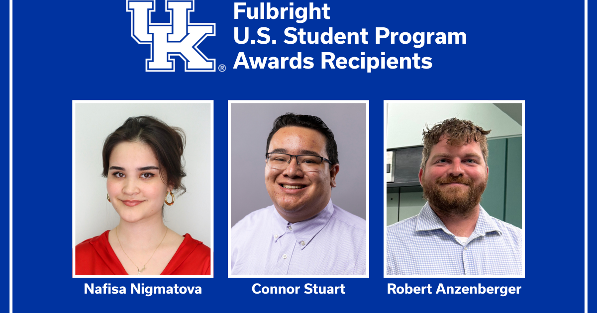 3 UK graduates receive Fulbright awards UKNow